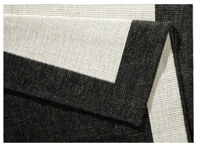 Tappeto da esterno nero e crema , 200 x 290 cm Panama - NORTHRUGS