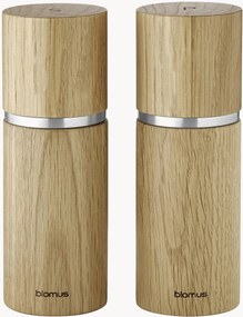 Set macina sale e pepe in legno di quercia Pepe 2 pz