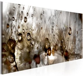 Quadro  Drops of Water  Colore Bianco, Dimensioni e Misure 135x45