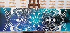 Stampa su tela – Mandala moderna con motivo orientale