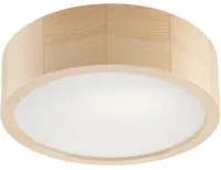 Lampada a Soffitto Eveline, Marrone, Legno, 27x27x8 cm, EPIKASA