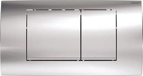 Geberit 115.899.KH.1 - Pulsante di scarico Twinline30 34x18,5 cm cromo lucido / cromo satinato