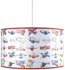 Lampadario per bambini AEROPLANI 1xE27/60W/230V