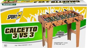 Calciobalilla con Aste Passanti 69x37x65 cm in Mdf...