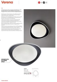 Redo 05-922 - Plafoniera LED VERENA LED/24W/230V antracite