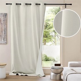 Tenda termoisolante beige in velluto a coste 140x260 cm Madison – douceur d'intérieur