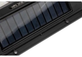 Lampada da parete solare a LED con sensore, LED da 1,2 W, 3,7 V, 1200 mAh, IP54