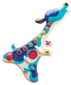 B-Toys - Chitarra elettrica per bambini Dog Woofer 3xAA