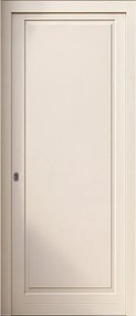 Portoncino d'ingresso Bugnale 12 L 80 x H 210 cm in alluminio bianco/noce, apertura spingere a destra