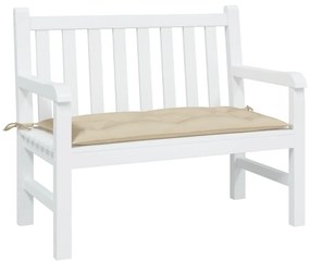 Cuscino Per Panca Beige 100x50x7 Cm İn Tessuto Oxford /