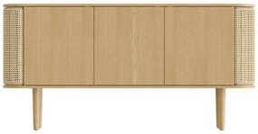 Cassettiera bassa in rovere naturale 150x75 cm Treasures - UMAGE