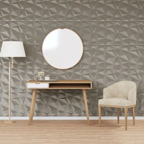 Pannelli Murali 24 Pz Grigio Cemento 50x50 Cm Xps 6 M² Diamante /