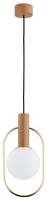 Lampadario a sospensione con filo MODI 1xE14/10W/230V oro/beige