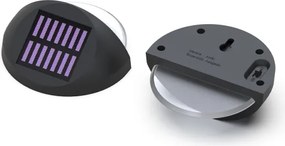 Aigostar - Applique a LED solare LED/1W/1,2V nero 2700K IP44