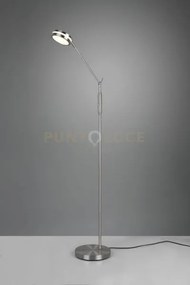 Franklin piantana led 6,5w 650lm, 2700+3200+4000k metallo acciaio t...