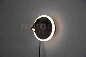 Jordan applique led 2w 200lm, 3000k - 5w 550lm, 3000k nera doppia i...