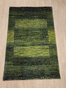 Loribaft Tappeto persiano 120 x 80 Verde (Iran) Annodato A Mano