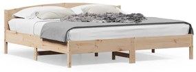 Giroletto Senza Materasso 200x200 Cm İn Legno Massello Di Pino /