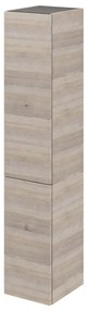 Colonna per mobile bagno Neo SENSEA 2 ante P 35 x L 30 x H 154 cm rovere grigio legno