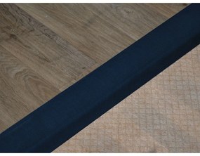 Letto matrimoniale imbottito blu scuro con contenitore con griglia 160x200 cm Jade - Bobochic Paris