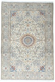 Nain Tappeto 210x310 Beige (Iran) Annodato A Mano