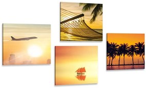 Set di quadri – Incanto della vacanza al mare