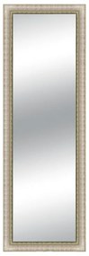 Specchio rettangolare in legno avorio 52 x 137 cm