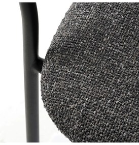 Sedia da pranzo grigio scuro Zama - Unique Furniture