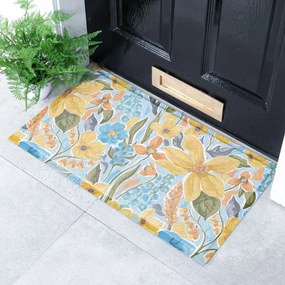 Zerbino in PVC 40x70 cm Flowers – Artsy Doormats