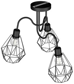 Lampadario a plafone BERGEN 3xE27/60W/230V