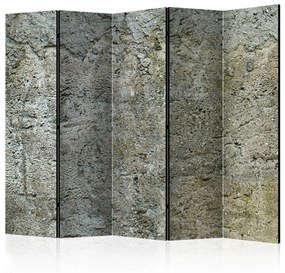 Paravento Diga di pietra II - texture di pietra grigia urbana