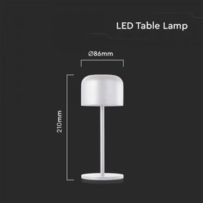 Lampada da tavolo LED dimmerabile LED/1,5W/5V 2700-5700K IP54 bianco