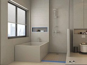 Piatto per doccia da piastrellare DELOS 1800x900x40 mm