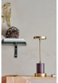 Lampada da tavolo a LED dimmerabile in oro con paralume in metallo (altezza 30 cm) Chico - Bloomingville