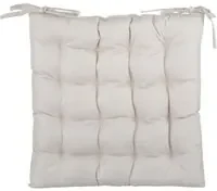 Cuscino sedia beige 42x42 cm idrorepellente
