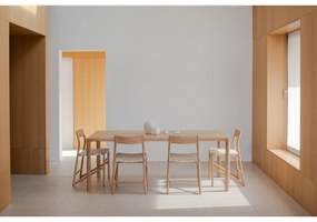 Tavolo da pranzo in rovere massiccio 90x200 cm Derven – Gazzda