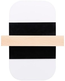 Applique LED in bianco e nero April - Candellux Lighting