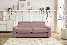 Divano rosa allungabile 195 cm Monaco – Bobochic Paris