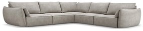 Divano angolare grigio chiaro (variabile) Vanda - Mazzini Sofas