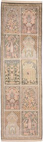 Cashmere Silk Tappeto 80x260 (Indian) Annodato A Mano