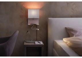 Paulmann 78913 - LED/2,5W + 1xE27/40W Applique da parete con porta USB MERANI 230V