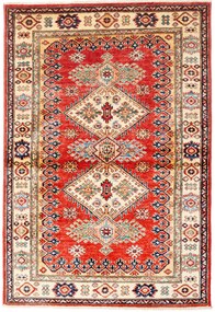 Kazak Tappeto 150x100 Rosso (Pakistan) Annodato A Mano