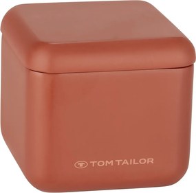 Organizer da bagno in poliresina arancione per dischetti di cotone Tom Tailor T-Rounded – Wenko