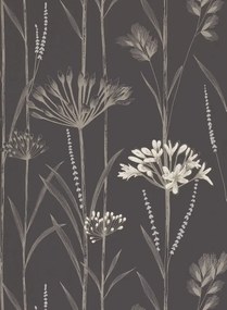 Harlequin Carta da parati Gardinum - Charcoal Flint And Gilver