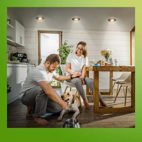 Briloner 7586035 - Set da 3 plafoniere LED per bagno KLIRA 1xLED/4,9W/230V IP23 nero