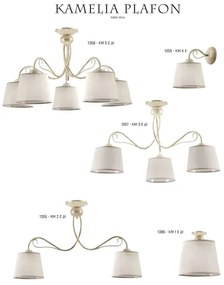 Jupiter 1358 - KM 5 PE - Plafoniera KAMELIA 5xE27/60W/230V