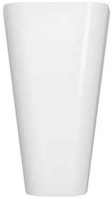 Lavabo rettangolare con piedistallo in Solid Surface Bianco - TILICHO