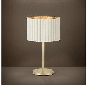 Eglo 39766 - Lampada da tavolo TAMARESCO 1xE27/40W/230V bianca