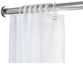 Asta telescopica in argento per bagno, lunghezza 110-185 cm Luz - Wenko