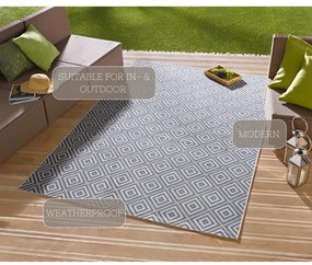 Tappeto blu per esterni , 140 x 200 cm Karo - NORTHRUGS